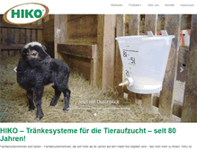 Tablet Screenshot of hiko.de